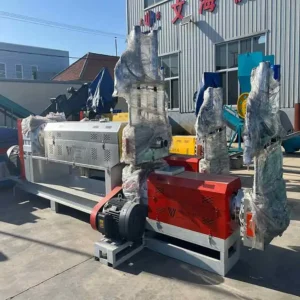 Mini Single Screw Extruder For Agricultural Film High Capacity Plastic Pellet Maker For PP PE PC EPS PA PPR