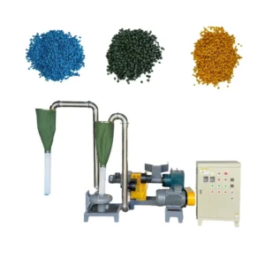 Mini Type Small HDPE PVC PE Plastic Pelletizing Equipment Air Cooled Recycling Pelletizer Machine With Single Screw Design