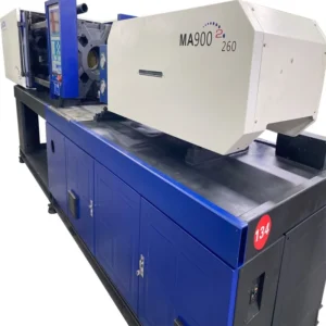 Mini Used RC 3460kg Hydraulic MA900II Automatic ABS PP PVC PC PLC Injection Molding Machine for Phone Case