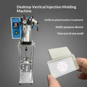 Miniature Vertical Injection Molding Machine Semi-automatic Pneumatic Plastic Products Power Switch Extrusion Molding Machine