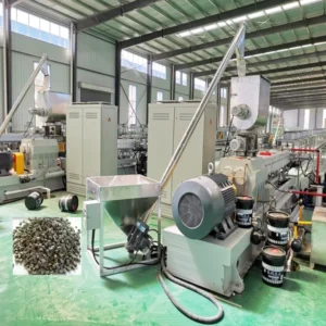 Modular Type Screws Parallel Twin Screw Extruder Pelletizing Production Line