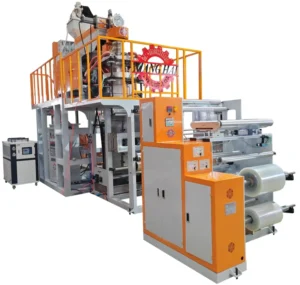 Mono Layer Water cooling Rotary Die Extrusion Blown Film Machine For LDPE PP Film