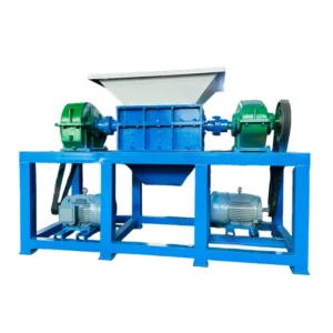 Multi Functional Dual Axis Shredder for Garbage Recycling Plastic Treatment Crusher Small Waste Rubber Shredding Equipment