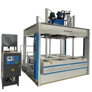 Multi Layers Hydraulic PE PP Plastic Sheet Boards Heated High Temperature Heating Hot Press Machine Production Line