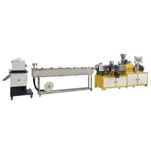 Multifunctional Co rotating Parallel Twin Screw Extruders for PE PET HDPE ABS Pelletizing High Accuracy New with Bearing and Motor