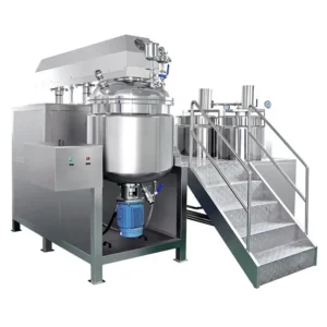 Multifunctional Hydraulic Lifting Cosmetic High Shear Vacuum Emulsifier Mixer