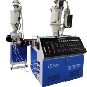 Multifunctional PVC Conical Twin Screw Extruder PE PP HDPE LDPE ABS PC Tube Pipe Single Screw Extruder With CE Certificate