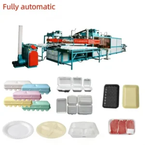 Multifunctional Small PS Foam Machine for Disposable Tableware Egg Tray Food Container Production Line