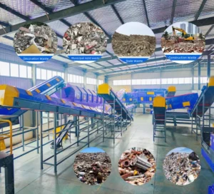 Municipal Waste Management Machinery Plastic Metal Sorting Machine City Garbage Sorting Production Line