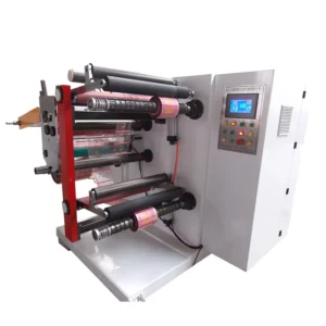 Narrow Width Tape Paper Film Slitter Rewinder Machine