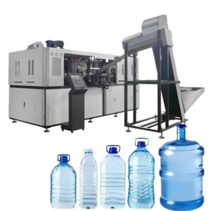 New Automatic PET Blow Molding Machine with Mitsubishi PLC SMC Components Engine & Bearing Motor & Pump for Bottle Production