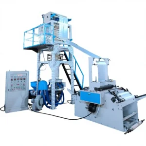 New Film Extruder with Motor for HDPE LLDPE PE Plastic Shopping Bag Blowing Machine Manufacturing Plant Use