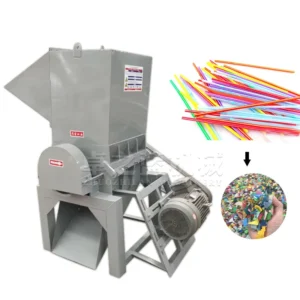 New Industrial Single Shaft Slow Speed Plastic PP Grinder Crushing and Washing Machine for Plastic Pipe Recycling