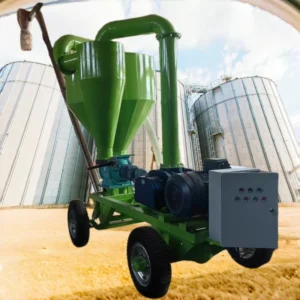 New Mobile Grain Suction Machine Pneumatic Vacuum Conveyor Anti static Fire Resistant Features for Bulk Grain Loading Unloading
