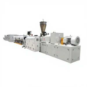 New PVC Pipe Extruder Machine for Manufacturing Plant Counter Rotating Twin Screw Design with PLC Motor & Gear Core Components