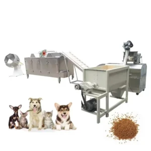 New TIANRUO Twin Screw Extruder Small Capacity Automatic Multifunctional Wet Pet Food Line Stainless Steel for Dog Cat Fish Feed