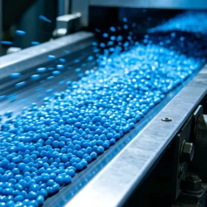 No Agglomeration Blue Masterbatch Continuous Extrusion Line