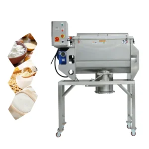Noise Free 100L Double Ribbon Mixer with Gearbox and Motor for Chemicals Flower Vegetable Fruit Dry Powder Mixing