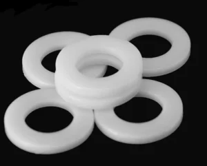 Nylon Flat Plastic Washer Black and Natural