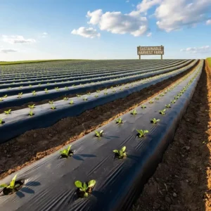PBAT PLA Soft 300m Blow Molding Mulch Film for Commercial Farming Ground Protection Vegetable Feed Production Landscape Coverage