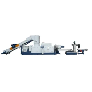 PC PPR Waste Plastic LLDPE Film PP Woven Bag Recycling Pelletizing Machine 400-500kg/h Output