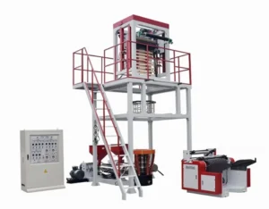 PE 3 Layer LDPE Extruder Film Blowing Machine Multilayer HDPE LLDPE Machine Motor