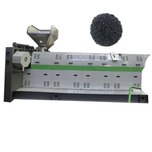 PE Bags Films Waste Plastic Granules Making Recycling Pelletizing Machine