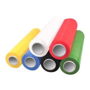 PE Colored Transparent Stretch Film Packaging Plastic Shrink Wrap Film Pallet Stretch Film Supplier