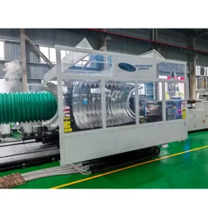 PE Double Wall Corrugated Pipe Making Machine Motorized High-Accuracy Energy Saving Extruder for Water Sewage