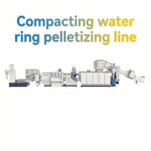 Compacting Pelletizer Agglomerator for Soft Material LDPE PE Film