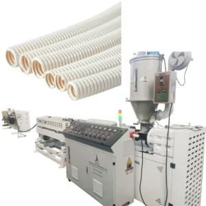 PE PA PP Corrugated Hose Pipe & Tube Extrusion Production Line Flexible Plastic Tubing for Industrial Applications