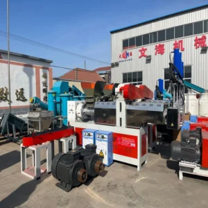 PE PP ABS PVC PET Scrap Plastic Recycling Pelletizing Machine Single Screw EPS PC PA PPR PEVOH Capabilities New Used Granules