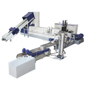 PE PP BOPP Stretch Film Recycling Plastic Pelletizing Machine Line with Engine Pump