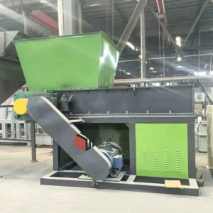 PE PP HDPE ABS PC Lump Pipe Film Bags Bottles Drum Paper Plastic Shredding Waste Reusing Single Shaft Shredder