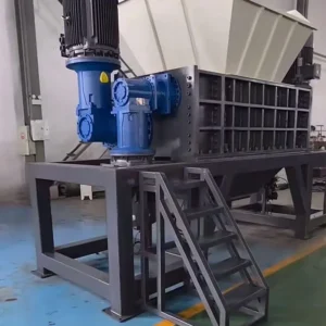 PE PP PVC PET Waste Plastic Bottles Recycling Plastic Double Shaft Automatic Shredder Scrap Crusher Machine