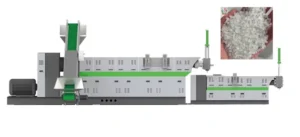 PE PP Plastic One Stage Water Cooling Stranding Pelletizing Machine Line with Motor 380V 220V