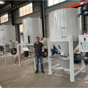 PE PP Plastic Pellet Raw Material Masterbatch Powder Resin Vertical Mixing Plastic Color Colour Drying Dryer Mixer Machine