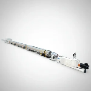 PE Pipe Extrusion Production Line with Die Head Mould Calibrators Aluminium Customizable Size 20-630mm