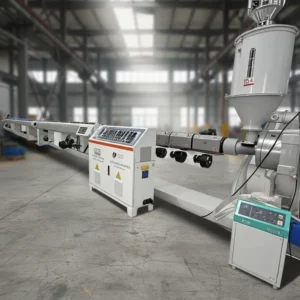 PE Pipe Production Line Drip Irrigation Pipe Making Machine Drinker Mould Single Screw Extruder Gear Bearing High Productivity