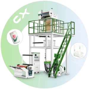 PE Plastic Film Extruder Machine Shrink Plastic Roll Film Making Blowing Machine Green House Film Blowing Machine