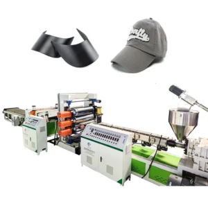 PE Plastic Visor Sheet Making Machine Cap Visor Punching Machine
