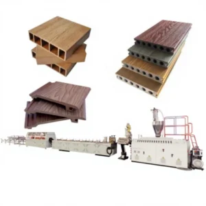 PE WPC Outdoor Wall Panel Decking Fence Board Making Machine Advanced WPC Wall Panel Production Line with Embossed Laminating