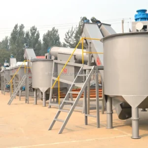 PET Bottle Flakes Hot Washing Machine PET Bottle Flakes Making Machine PET Bottle Recycling Equipment