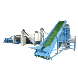 PET Bottles Recycling Hot Washing Line 500-1000kg/h PET PE PP Flakes Waste Plastic Washing Machine