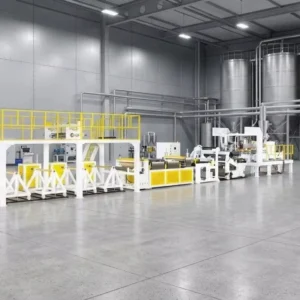 PET High Capacity Output Bottle Flake Material Transparent Sheet Extruder