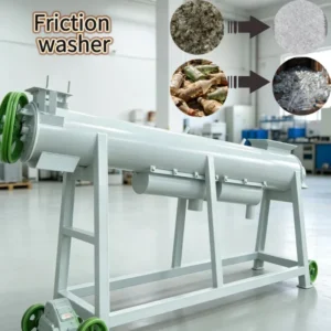 PET LDPE HDPE Flakes Plastic Washing Machine Plastic Recycling Friction Washer Film Woven Bags Cleaning Equipment