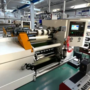 PET PE Paper Packaging Film Aluminum Foil Composite Tape Optical Film In-Model Label Film Slitting and Rewinding Machine