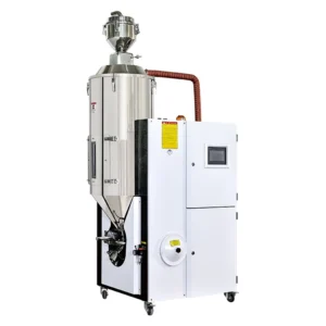 PET PVC PP PE Plastic Material Dryer Mold Dehumidifier PLC Control 60W Motor 380V/220V 160L Hopper Capacity 7.2KW Heater