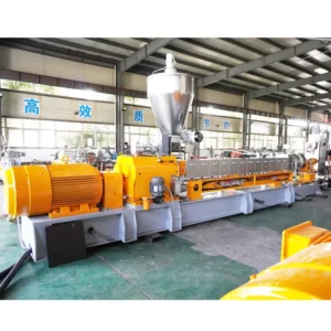 PET Pelletizer Extruder Granulator Plastic Extrusion Machine Twin Screw