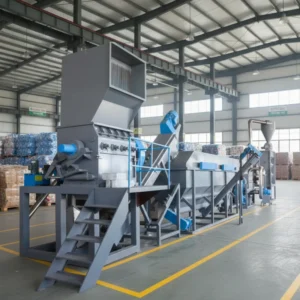 PET Plastic Bottle Crushing Recycling Washing Machine Waste Plastic Bottle Flakes Washing Drying Line